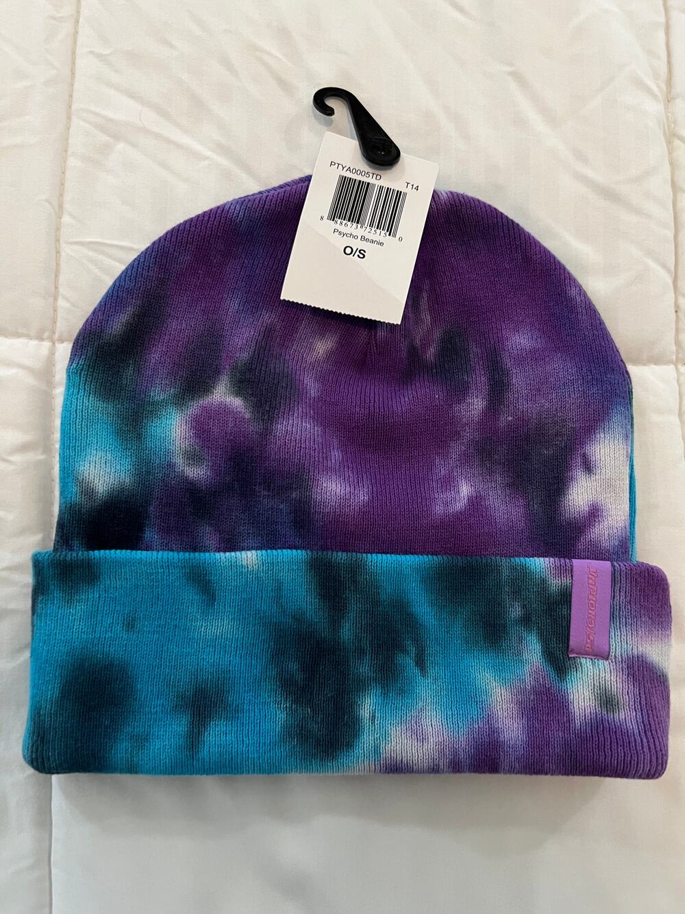 Psycho Tuna Tie Dye Beanie Hat Men's One SIze